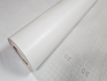 Autocolant mobilă lemn alb mat, Folina P3017, rolă de 60x250 cm
