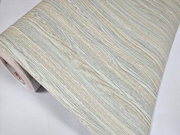 Autocolant mobilă lemn gri cu detalii bej, Folina W0369, rolă de 60x250 cm