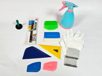Set 10 accesorii colantare auto, Folina SET112