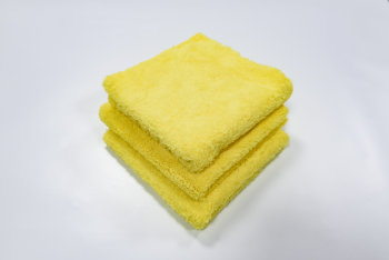 Set 3 lavete microfibră pentru praf, Folina LVT57 galben, 40x40 cm