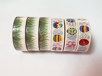 Set 6 washi tape Easter pack