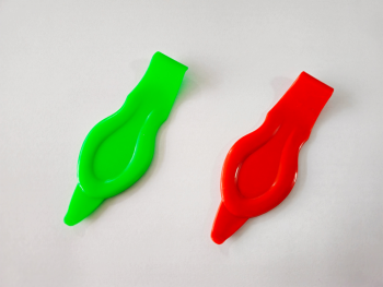 Set 2 raclete din plastic pentru colantare auto, capăt dublu pentru colțuri