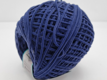 Snur catifelat albastru cobalt, Maccaroni Suede, pentru tricotat si crosetat snur-catifelat-albastru-regal-6629