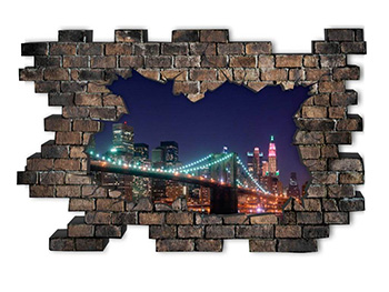 Sticker 3D City Lights