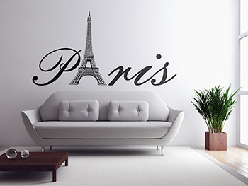 Sticker Paris, Folina, decorațiune pentru perete, dimenisune sticker 95x180 cm