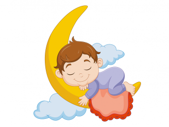 Sticker perete, băiat dormind pe lună, Folina 50 cm, racletă de aplicare inclusă. sticker-baiat-dorming-pe-luna-folina-50cm-1-2609