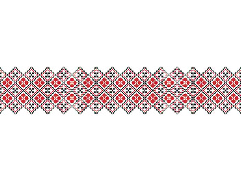 Set 5 Borduri decorative autoadezive, Folina 11, cu motive tradiţionale româneşti, role de  20x100 cm