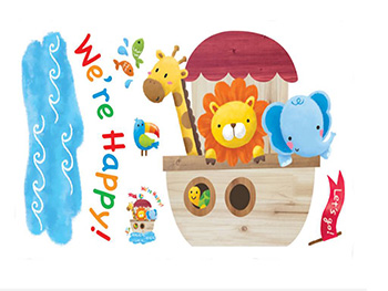 Sticker cu animale, MagicFix, pentru copii, multicolor