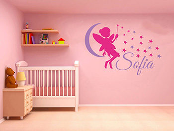 Sticker Magia Zânei, Folina, pentru copii, multicolor, 80 x 120 cm