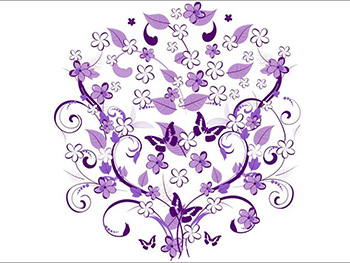 Sticker-decorativ-model-floral-Violeta-7322