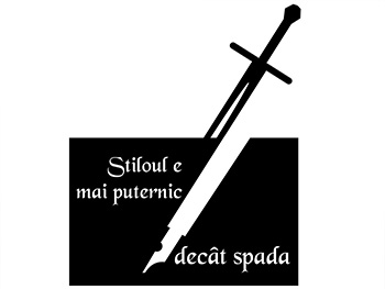 Sticker mesaj motivaţional, Folina, despre educaţie, negru, 45x38 cm