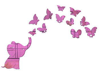 sticker-oglinda-roz-micul-elefant-3766