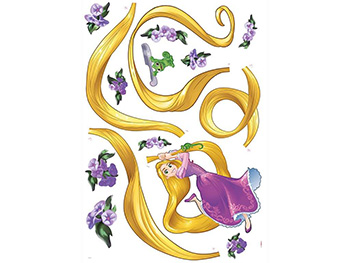 Sticker Rapunzel, Komar, decorațiune pentru copii, planșă sticker de 100x70 cm sticker-rapunzel-3863