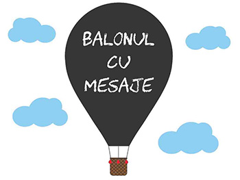 Sticker Balonul cu mesaje, Folina, tablă de scris, multicolor, racletă de aplicare inclusă.