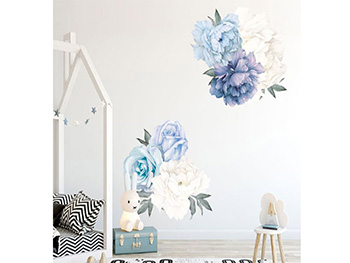 Stickere flori, Folina, buchete flori albastre