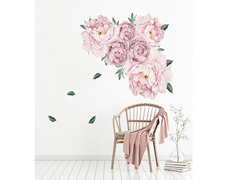 stickere-flori-folina-decor-floral-roz-8470