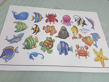 Stickere decorative Peşti, Folina, multicolor, set 22 bucăți