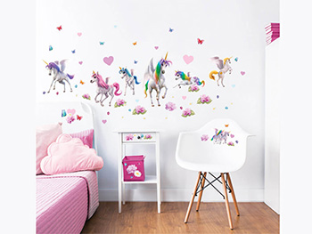 Set 71 stickere Magical Unicorn, Walltastic, multicolor