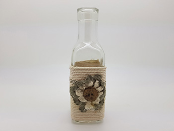 Sticluţă decorativă, Folina, model vintage, 15 cm înălţime