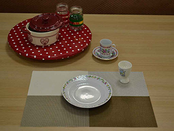 Suport farfurie masă Sonia, Folina, bej, 45 x 31 cm
