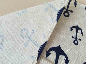 Set 6 Suport farfurie textil, Folina, imprimeu cu ancore albastre, 42 x 30 cm suport-farfurie-textil-imprimat-ancora-blue-9352