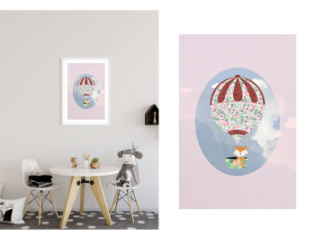 tablou-happy-balloon-pink-6240