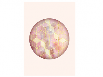 tablou-cerc-roz-mozaic-3929