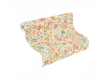 tapet-floral-multicolor-rasch-460124-8071