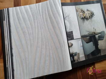 Tapet gri deschis cu model dungi şerpuite argintii, Marburg City Glow 34260 tapet-marburg-city-glow-34260-5643