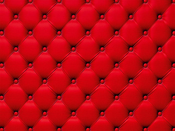 Fototapet tapiţerie roşie Chesterfield, Dimex, 375x250 cm
