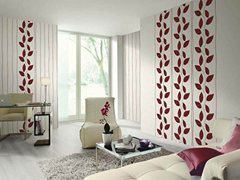 Tapet floral Burgundy Easy Wall