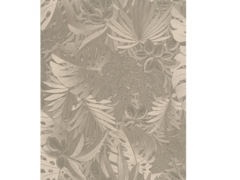 Tapet floral, efect metalic auriu, Marburg Botanica 33303