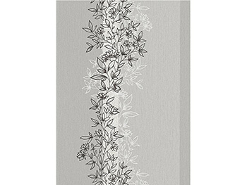 Tapet floral, Erismann, bordură decorativă gri, Profi Selection 647110