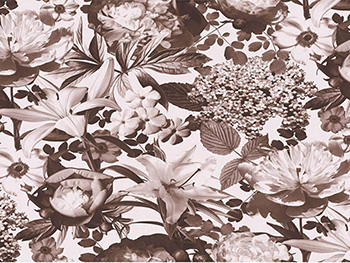 Tapet vlies floral Vintage Queen Vera alb 