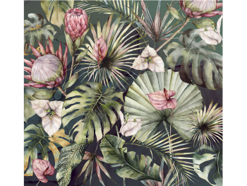 fototapet-floral-verde-komar-plante-exotice-3631