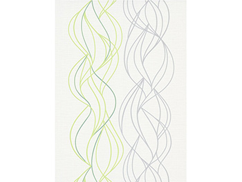 Tapet modern, Erismann, imprimeu geometric verde, Novara 1012007