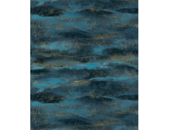 Tapet imitaţie decorativă albastră, Marburg Art Aspiration 46730, 270x212 cm
