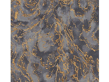Tapet modern Aurum 57307, imitaţie tencuială decorativă gri cu detalii metalice aurii 