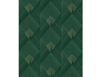 Tapet modern verde, Ugepa, model geometric, Galactik L96704