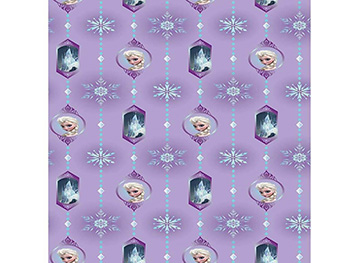 Tapet mov Frozen, AGDesign, cu personaje Disney, rolă de 0.53x10 metri