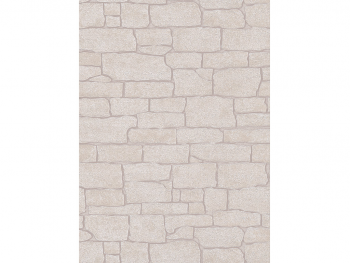 Tapet imitaţie zid piatră crem cu sclipici argintiu, Erismann Imitations 1009102